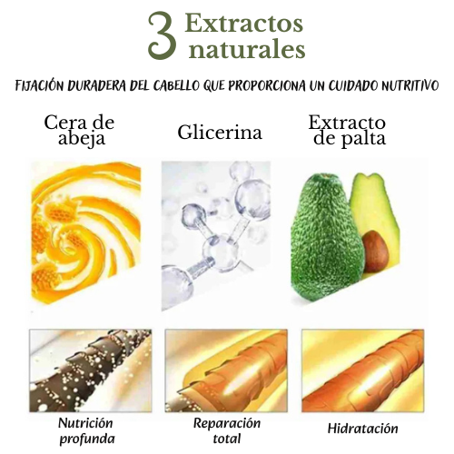 Cera en barra Fijación de cabello